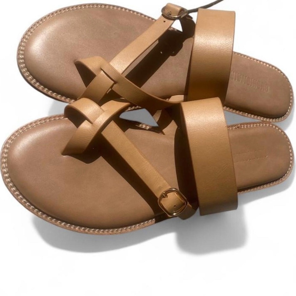 Tan Strappy Sandals